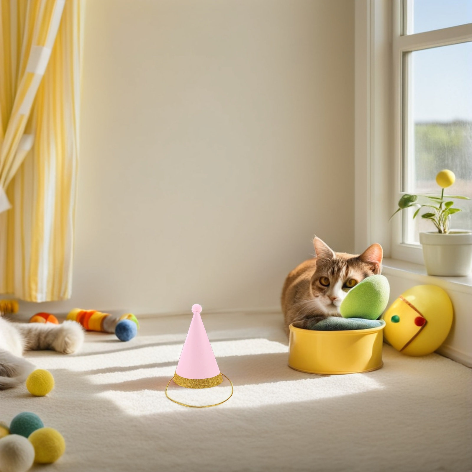 Party Hat Cone - 16 sztuk – urocze kapelusze urodzinowe