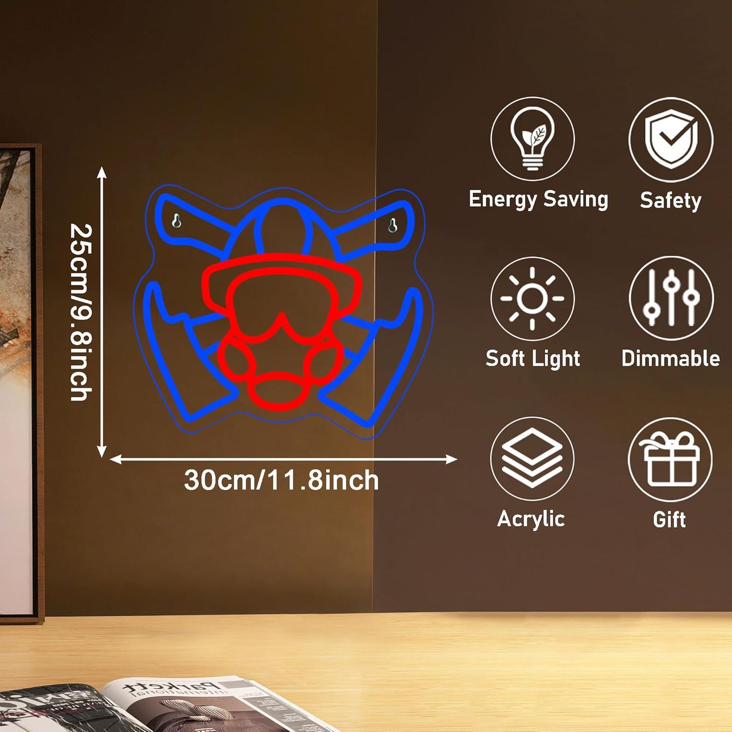 Neonowa tablica z motywem mask – Neon Sign Party recenzja i cena