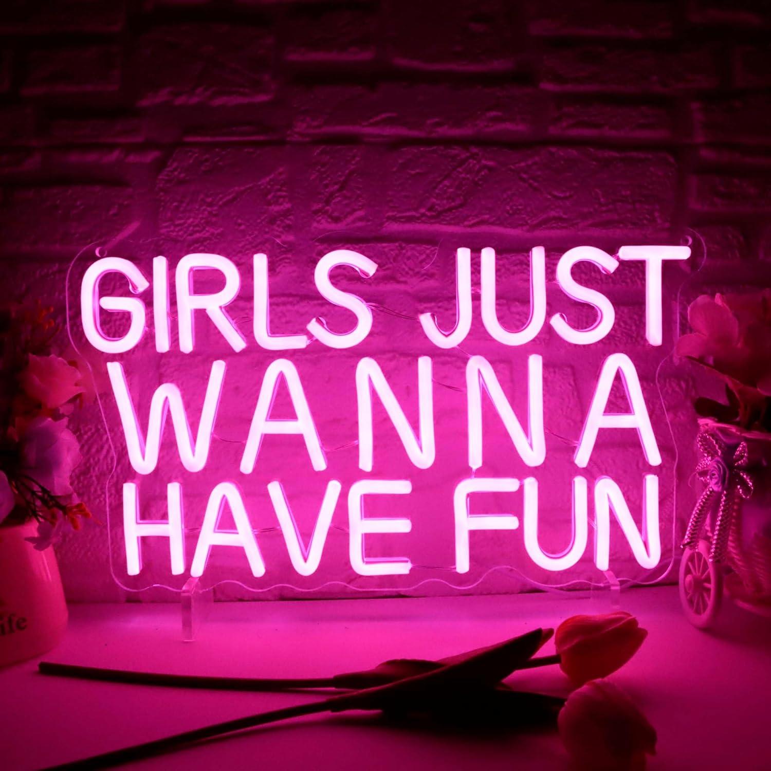 Neonowy znak „Dziewczyny tylko – Neon Sign Party recenzja i cena