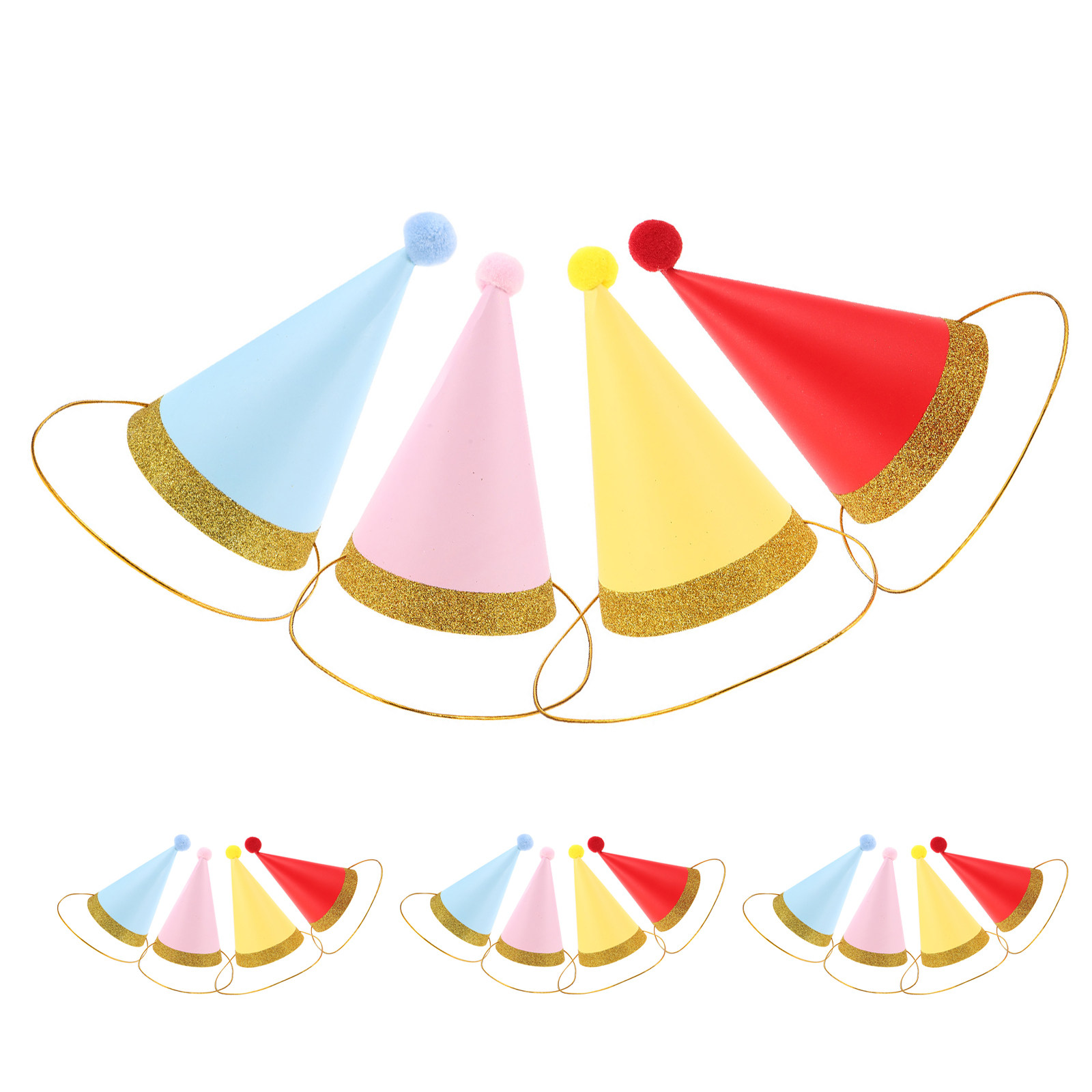 16 sztuk – urocze kapelusze ur – Party Hat Cone recenzja i cena